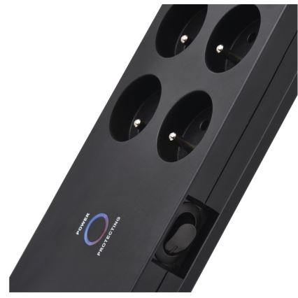 Proteção contra sobretensão 8Z 3m preto