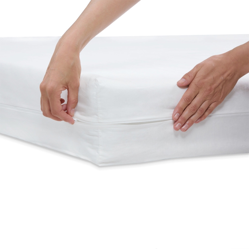 ProtecSom - Capa protetora antiácaros para colchão 90x200x22 cm