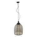 PTMD - Lustre BAYU suspenso por corrente 1xE27/40W/230V, diâmetro 37 cm