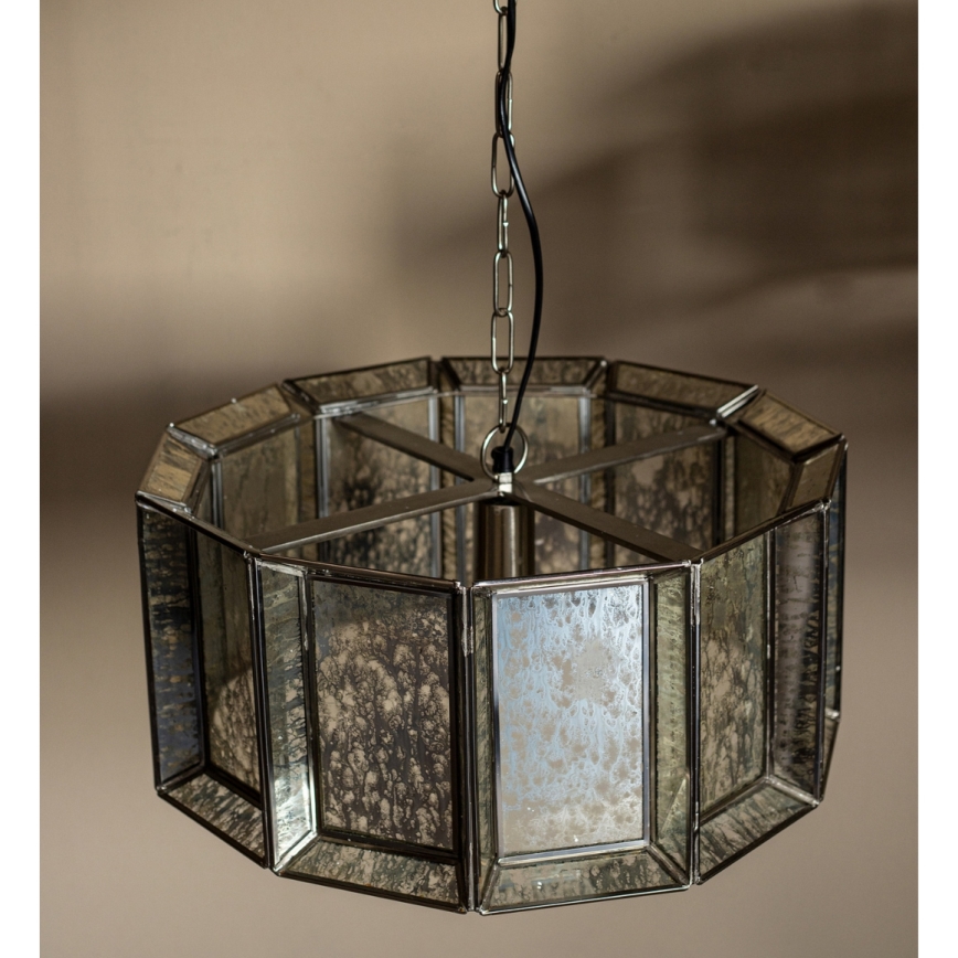 PTMD - Lustre com corrente ANTIQUE 1xE27/40W/230V Ø 46 cm