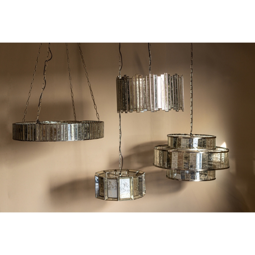 PTMD - Lustre com corrente ANTIQUE 1xE27/40W/230V Ø 46 cm