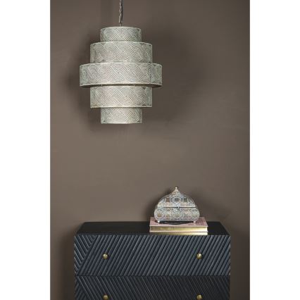 PTMD - Lustre com corrente NARINDE 1xE27/40W/230V Ø 40 cm