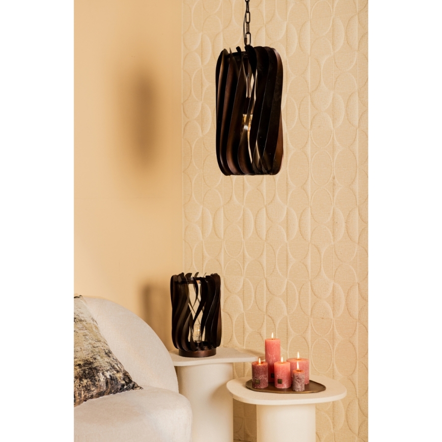 PTMD - Lustre com corrente TESSA 1xE27/40W/230V, diâmetro 27,5 cm