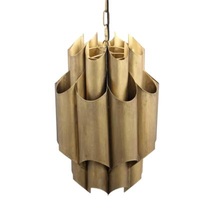PTMD - Lustre em corrente TERRIN 1xE27/40W/230V Ø 33 cm