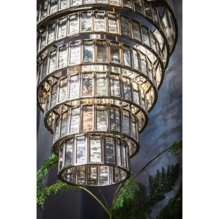 PTMD - Lustre suspenso por corrente CEYLIN 1x E27/40W/230V Ø 40 cm