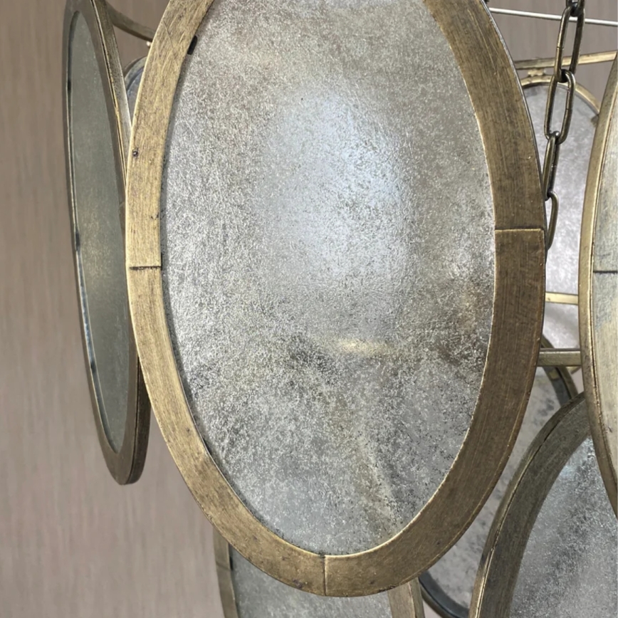 PTMD - Lustre suspenso por corrente DAIREN 1xE27/40W/230V, Ø 51 cm