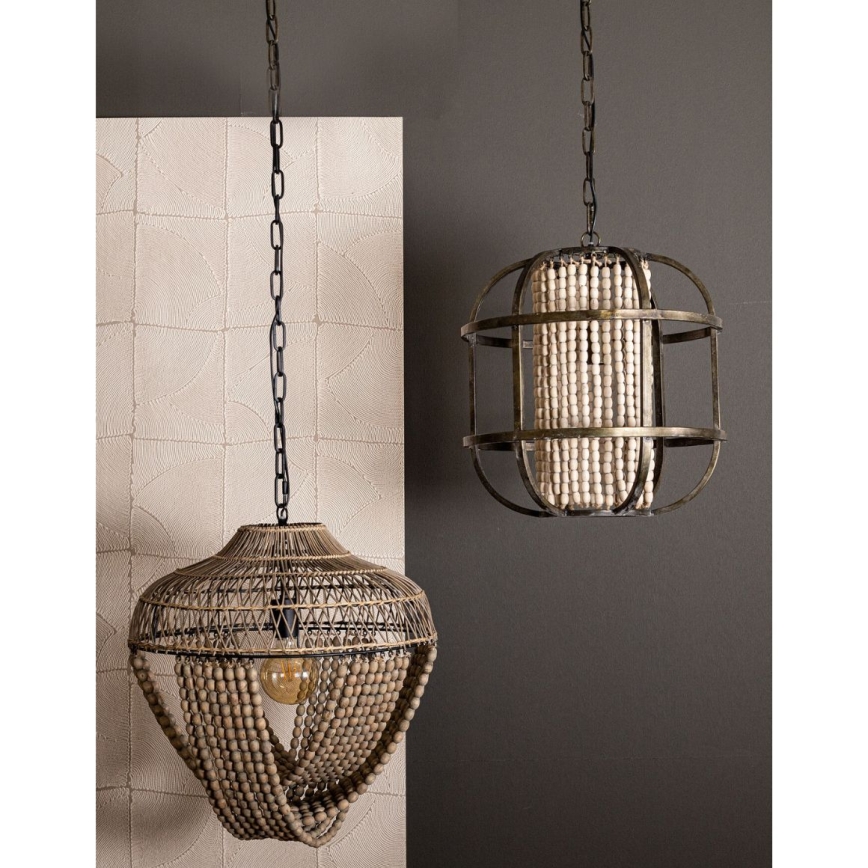 PTMD - Lustre suspenso por corrente JULY 1xE27/40W/230V Ø 42 cm