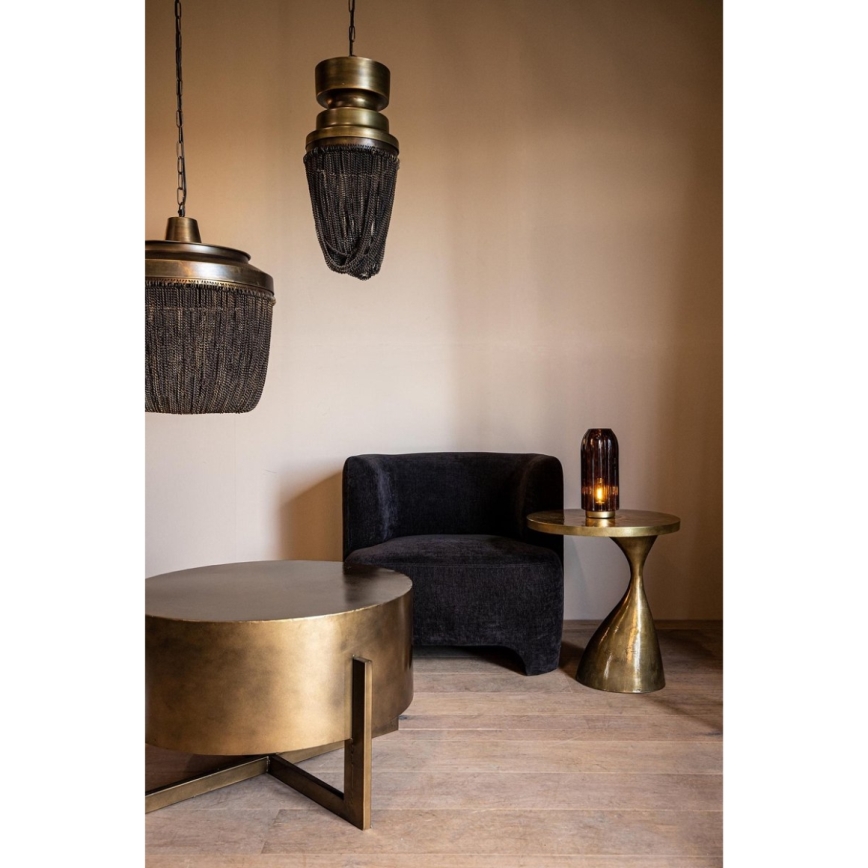 PTMD - Lustre suspenso por corrente ZELIVO 1xE27/40W/230V Ø 25 cm