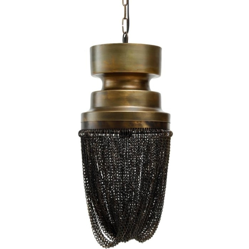 PTMD - Lustre suspenso por corrente ZELIVO 1xE27/40W/230V Ø 25 cm