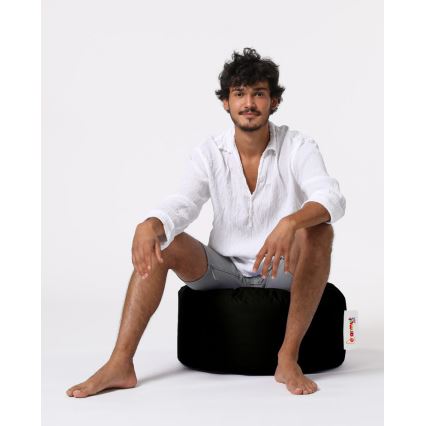 Pufe 55 cm preto