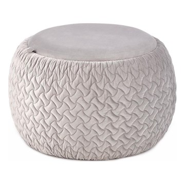 Pufe BONO diâmetro 54 cm cinzento