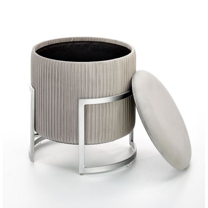 Pufe CRICKET diâmetro 40 cm cinzento