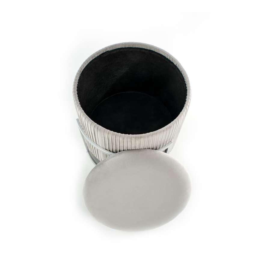 Pufe CRICKET diâmetro 40 cm cinzento