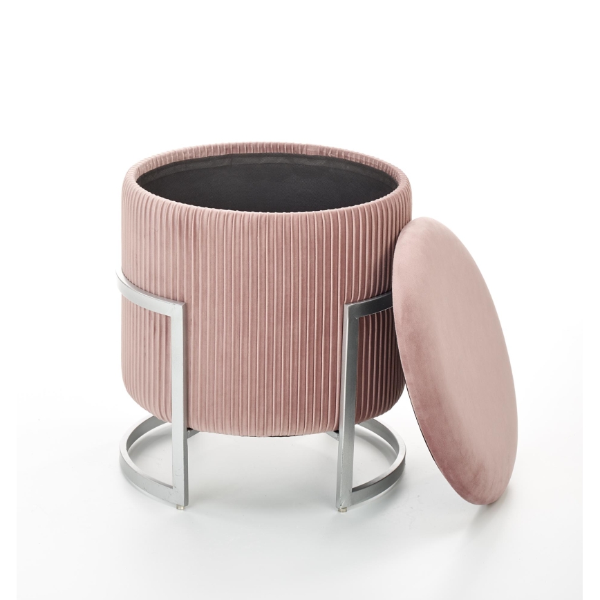 Pufe CRICKET, Ø 40 cm, rosa