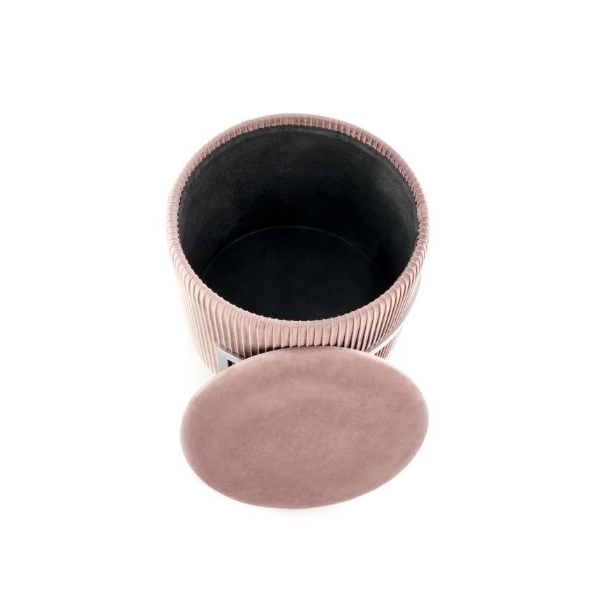 Pufe CRICKET, Ø 40 cm, rosa