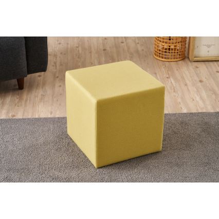 Pufe CUBI 40x40 cm amarelo