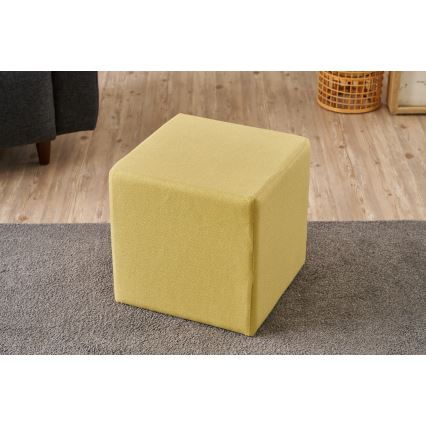 Pufe CUBI 40x40 cm amarelo