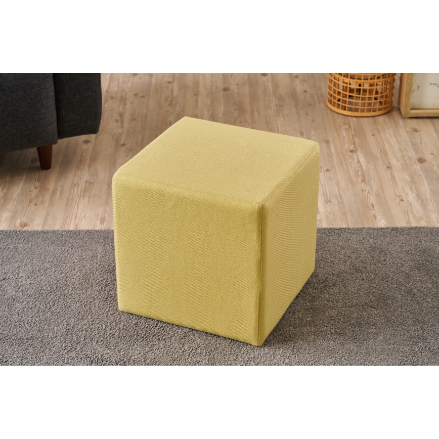 Pufe CUBI 40x40 cm amarelo