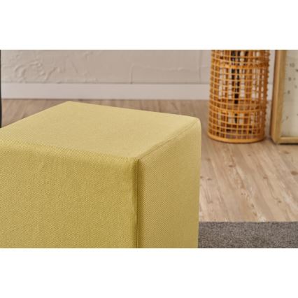 Pufe CUBI 40x40 cm amarelo