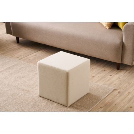 Pufe CUBI 40x40 cm creme