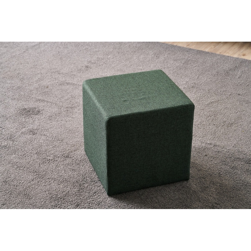 Pufe CUBI 40x40 cm verde