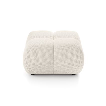 Pufe estofado ALMADA 72x72 cm creme