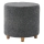 Pufe KIMA, diâmetro 40 cm, antracite