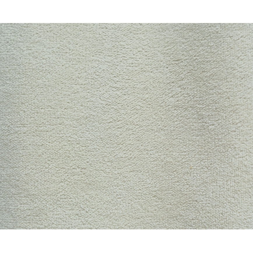 Pufe KUBE, diâmetro 36 cm, branco/bege