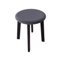 Pufe KUBE Ø 36 cm preto/antracite