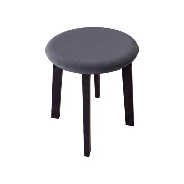 Pufe KUBE Ø 36 cm preto/antracite