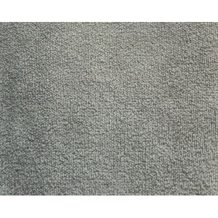 Pufe KUBE Ø 36 cm preto/cinzento