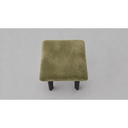 Pufe LUBE 36x36 cm preto/verde
