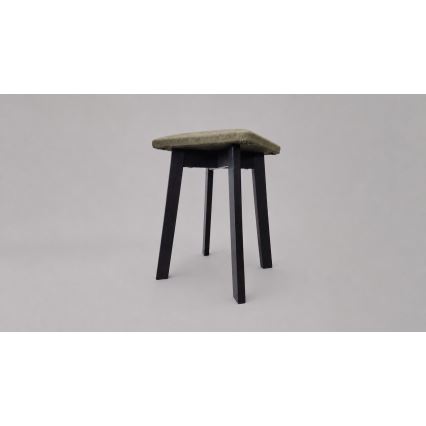 Pufe LUBE 36x36 cm preto/verde