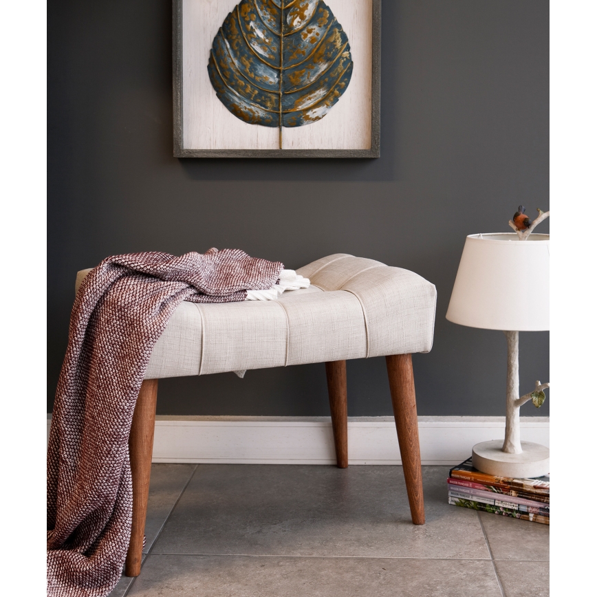 Pufe LUMI 40x58 cm creme