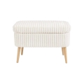 Pufe MOLIS 35x60 cm branco
