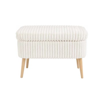 Pufe MOLIS 35x60 cm branco