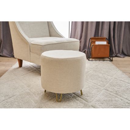 Pufe NANI Ø 40 cm creme