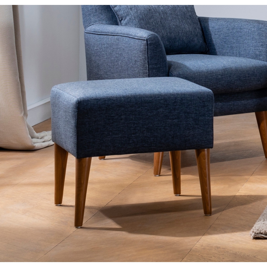 Pufe NIMO 46x50 cm azul