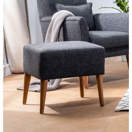 Pufe NIMO 46x50 cm cinzento