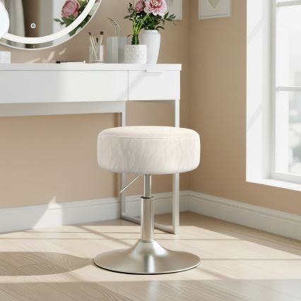 Pufe NUBE Ø 38,5 cm branco