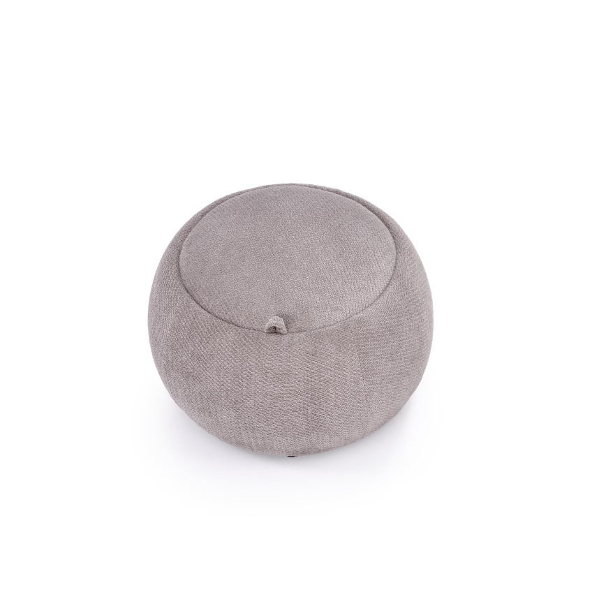 Pufe PAKS Ø 50 cm cinzento