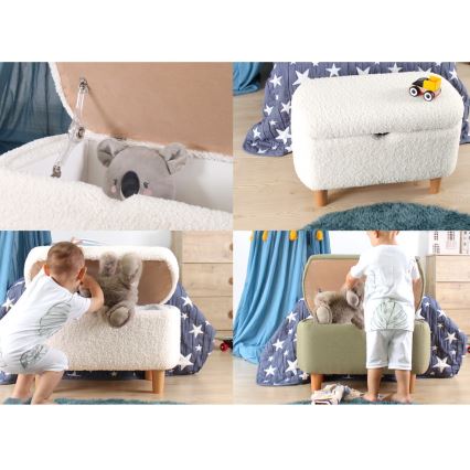 Pufe PIXI 37x61 cm amarelo