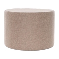 Pufe RABO, diâmetro 58 cm, castanho