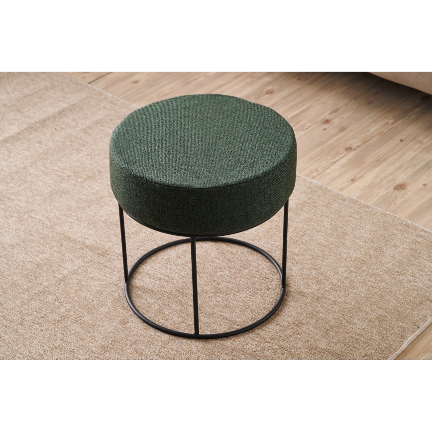 Pufe RELO Ø 40 cm verde