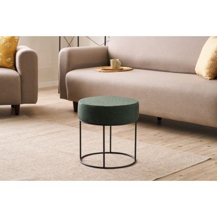 Pufe RELO Ø 40 cm verde