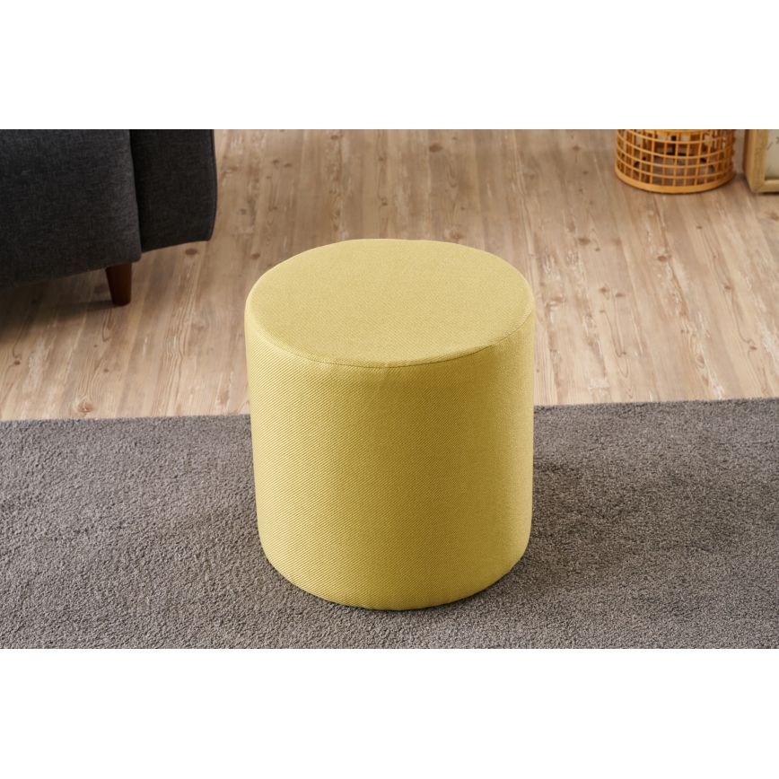 Pufe RONDO Ø 40 cm amarelo