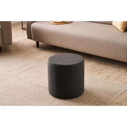 Pufe RONDO Ø 40 cm cinza