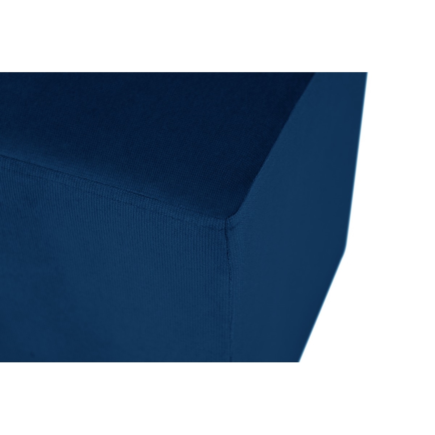 Pufe SIX 40x40 cm, azul escuro