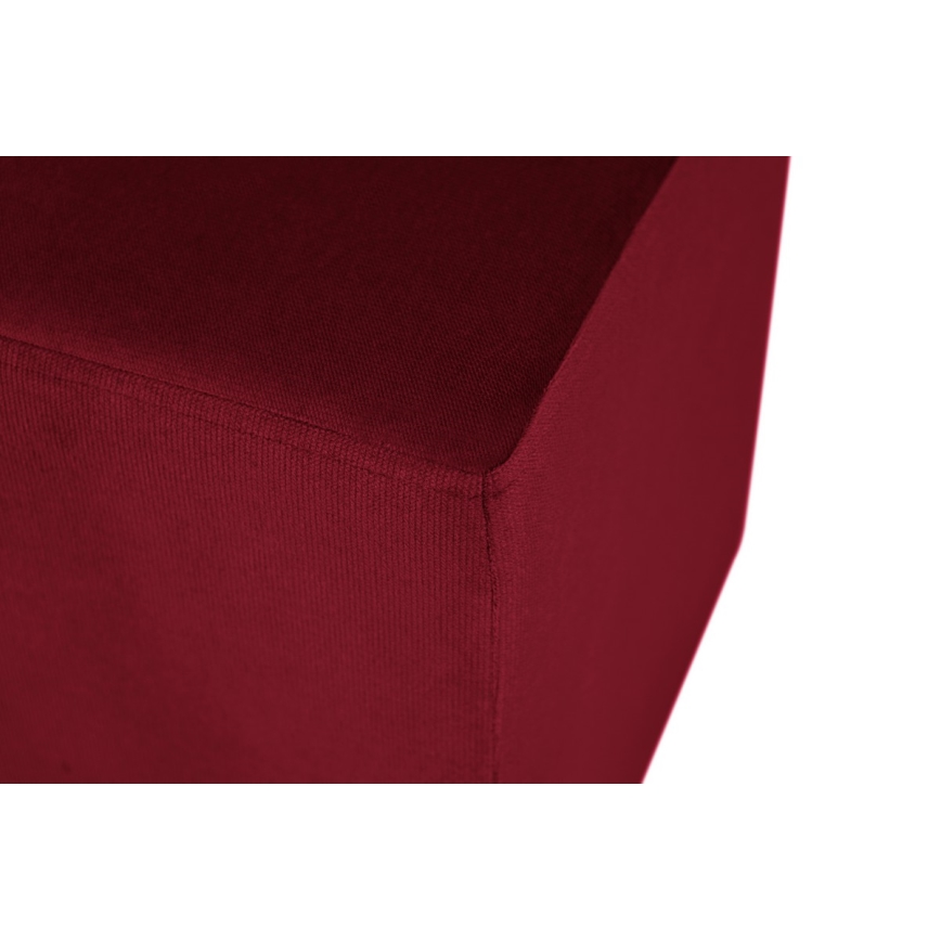 Pufe SIX 40x40 cm vermelho