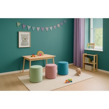 Pufe VEX, diâmetro 36 cm, verde-claro